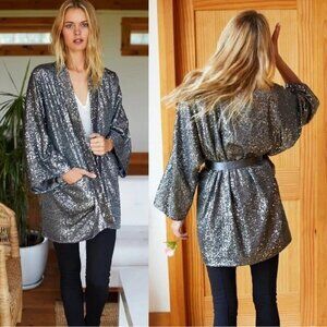 Emerson Fry Sequin Topper Cardigan Size XS/S